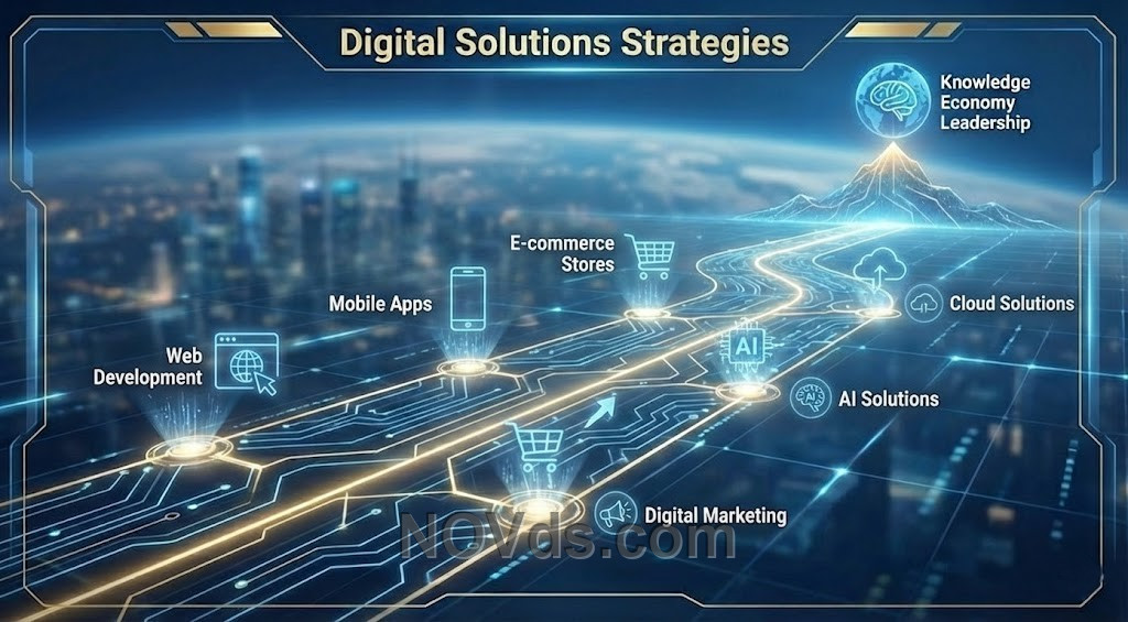 Digital Solutions Strategies: A Roadmap Towards Leadership in the Knowledge Economy Era