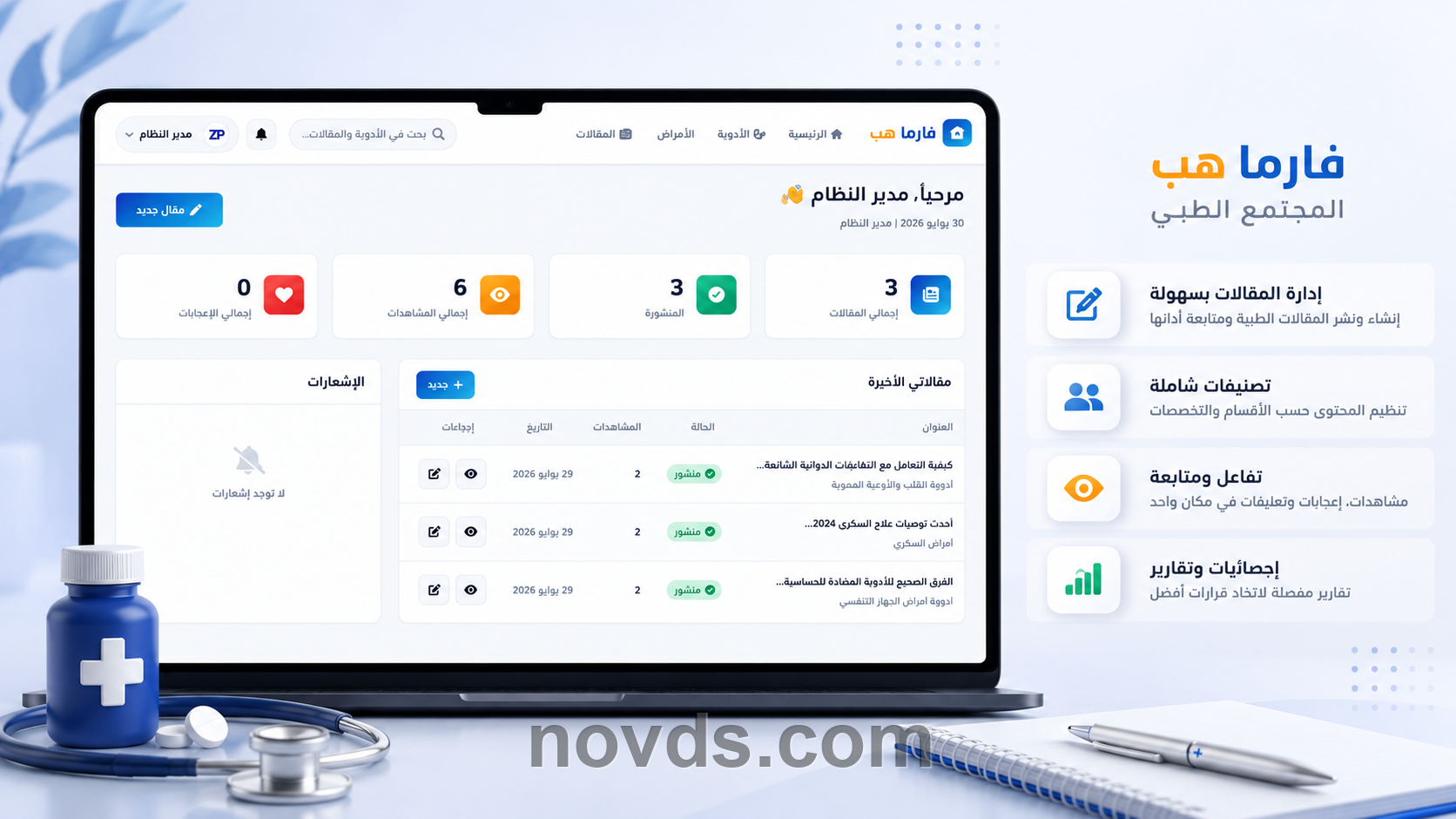 Pharma Hub Professional Medical Platform